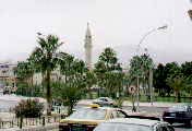 Аккаба, минарет центральной мечети.