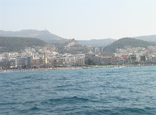 Вид на город с моря